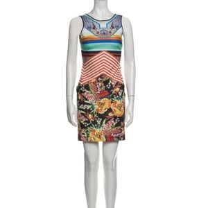 Clover Canyon Printed Bodycon Mini Dress.